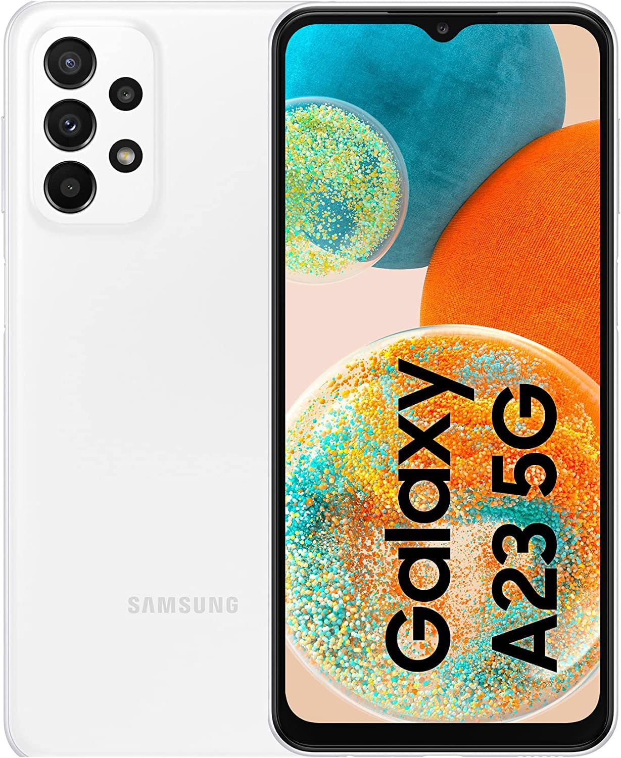 Samsung Galaxy A23 5G ホワイト Simfree Samsung Galaxy A23 5G Tim Awesome White 6.6 Inch Smartphone 4GB